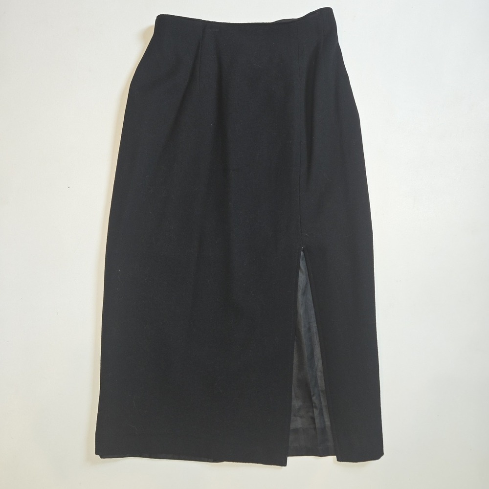 Bridgetown Collection Women's‎ Wool Skirt Black 10 Long Maxi A Line Fully Lined